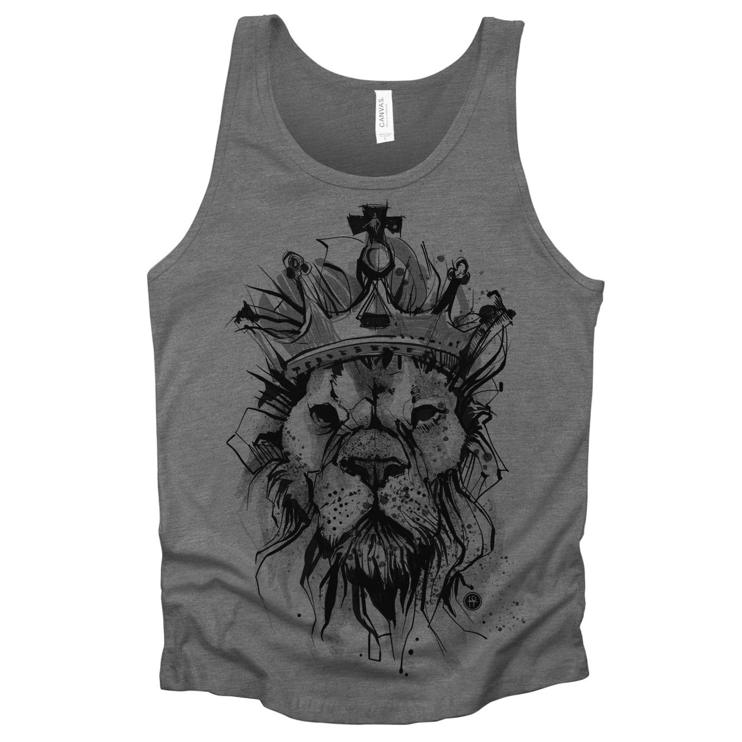 Lion Crown: Majestic Royalty Tank Top