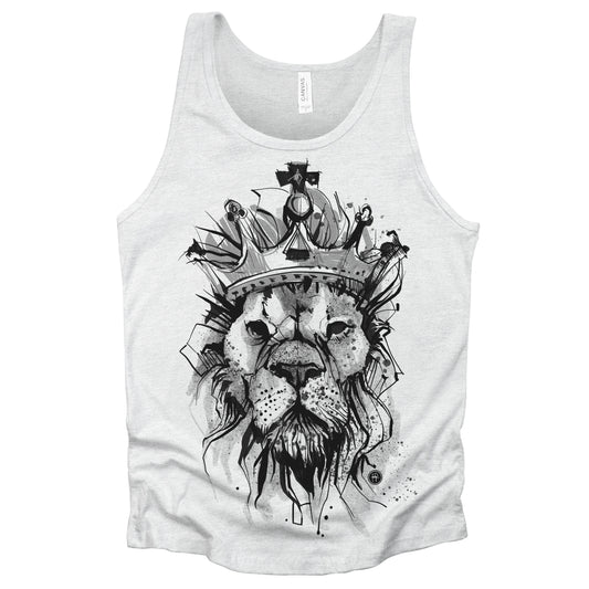 Lion Crown: Majestic Royalty Tank Top