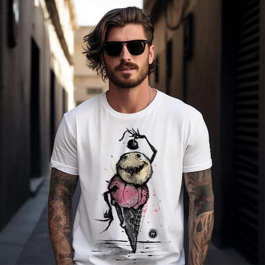 Cordial Ice Cream Cone: Sweet Elegance T-Shirt