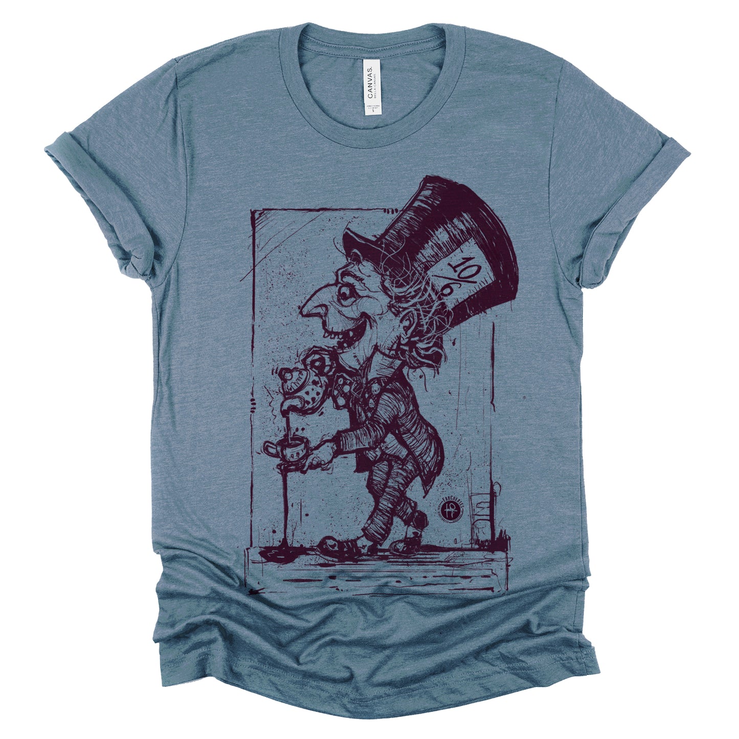 Mad Hatter Spilling Tea: A Whimsical Tribute T-Shirt