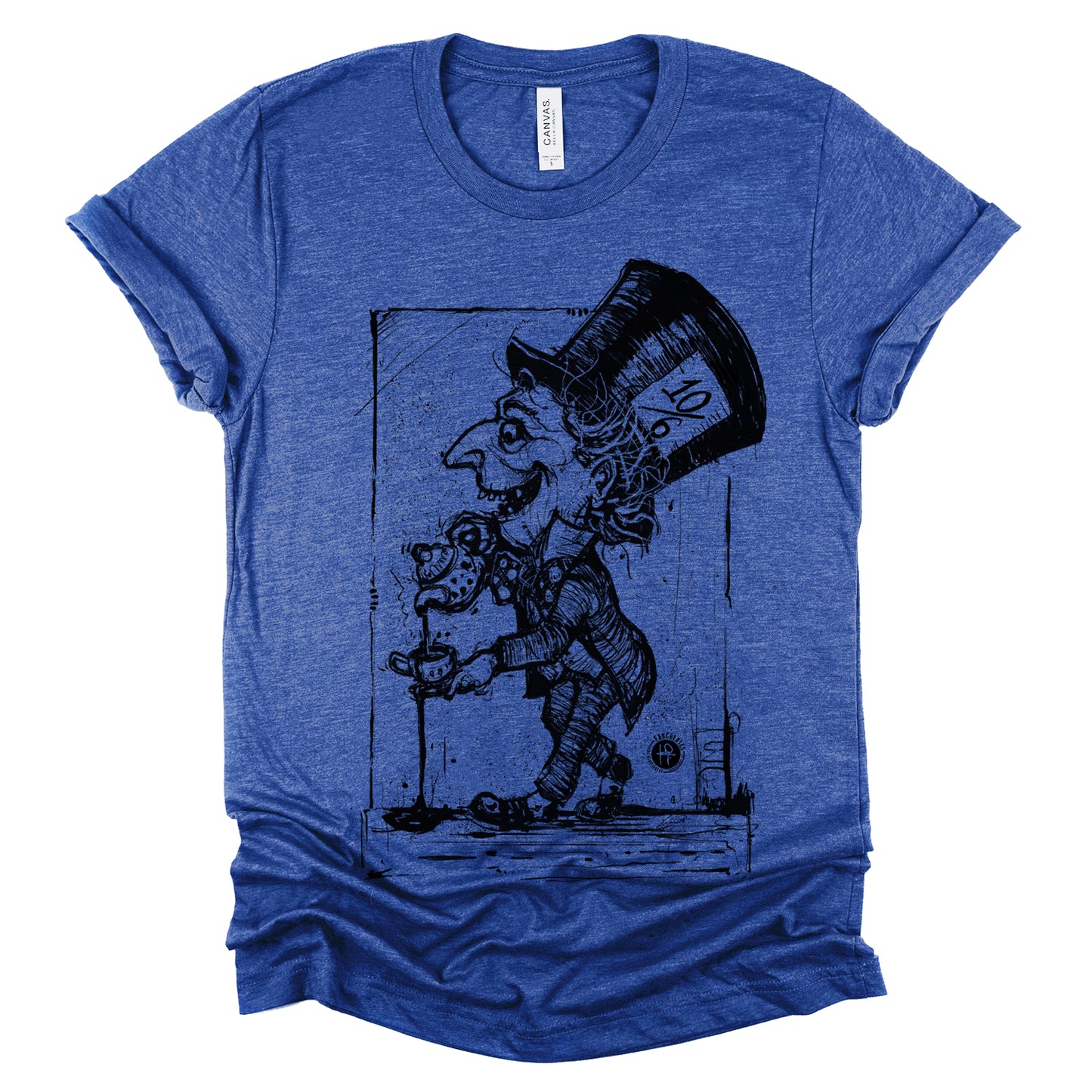 Mad Hatter Spilling Tea: A Whimsical Tribute T-Shirt