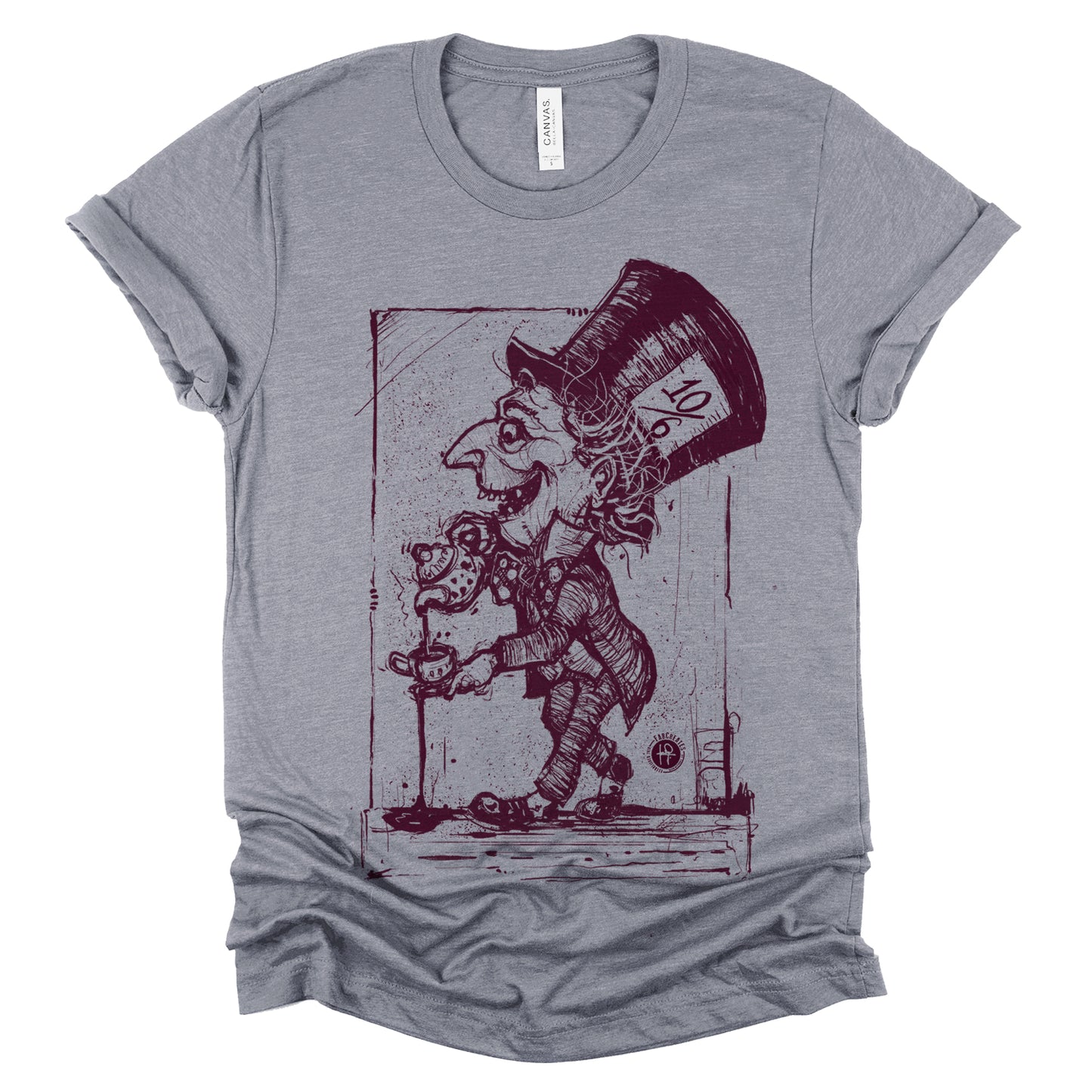 Mad Hatter Spilling Tea: A Whimsical Tribute T-Shirt