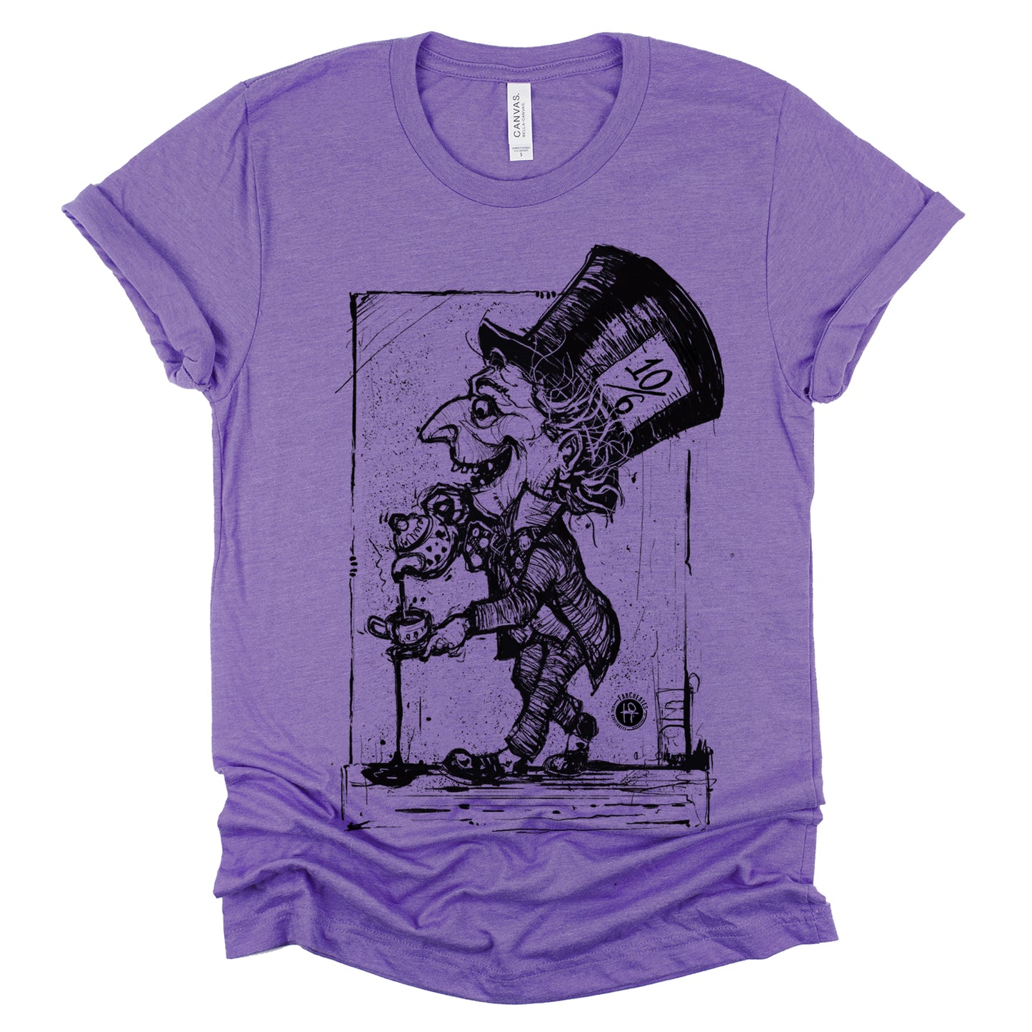 Mad Hatter Spilling Tea: A Whimsical Tribute T-Shirt