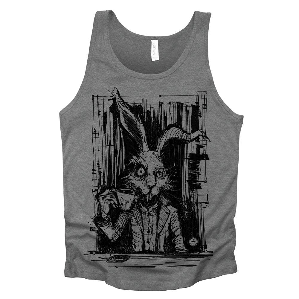 March Hare Tea Time: A Caffeinated Delight Tank Top