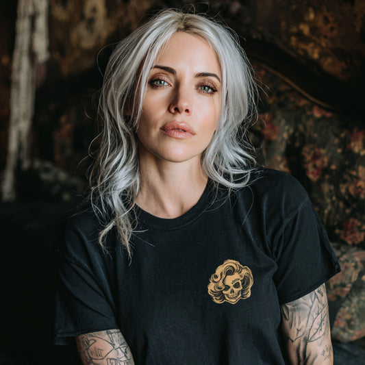 Vixen Marilyn Skull Pocket T-shirt