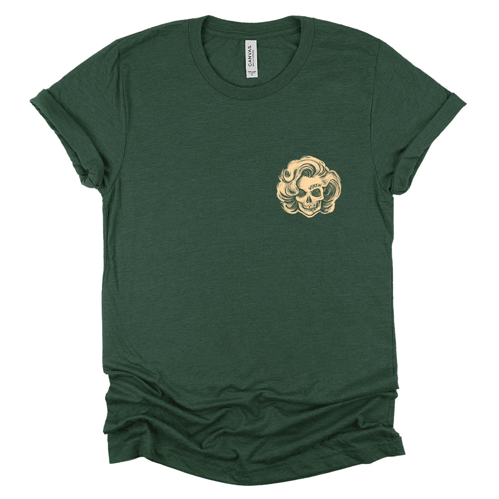 Vixen Marilyn Skull Pocket T-shirt