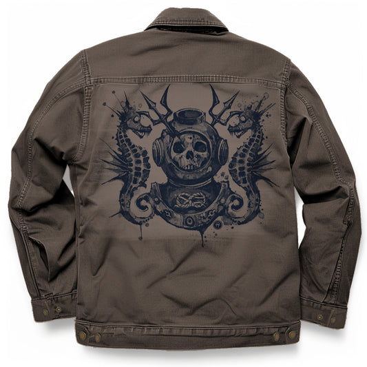 Master Navy Diver: Into the Macabre Depths Maverick Jacket