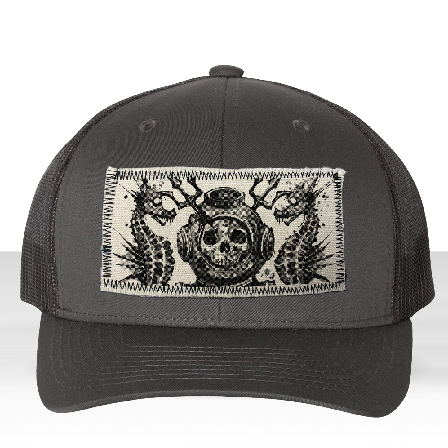 Master Navy Diver: Into the Macabre Depths Trucker Hat