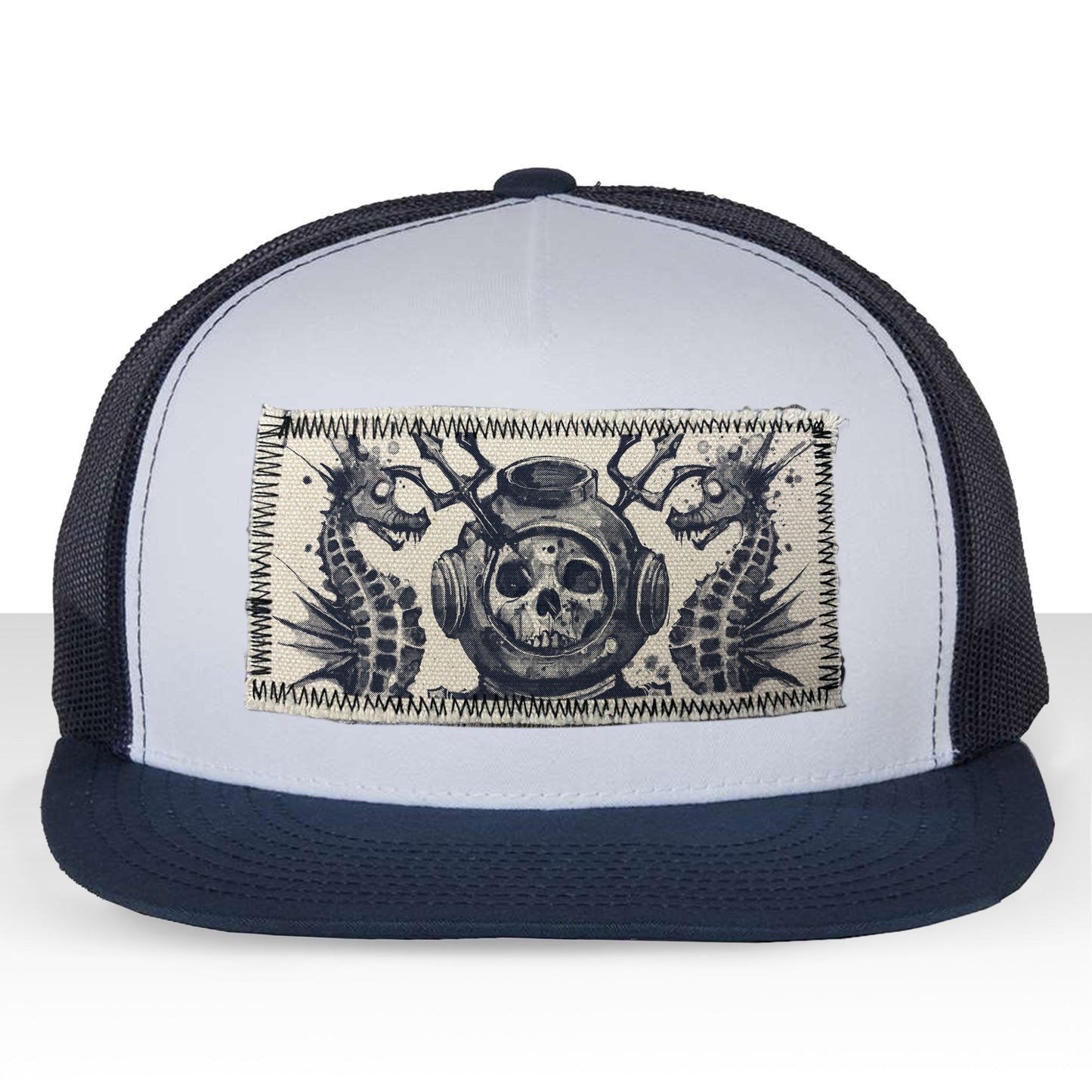 Master Navy Diver: Into the Macabre Depths Trucker Hat