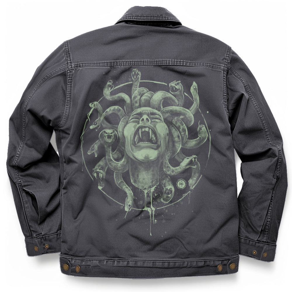 Medusa's Pain: Scream Captured Maverick Jacket