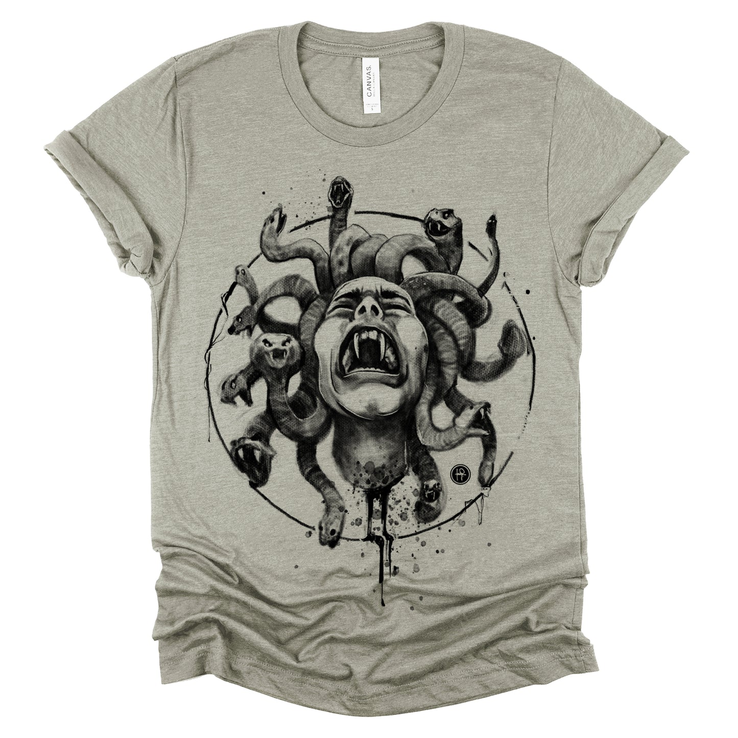 Medusa's Pain: Scream Captured T-Shirt
