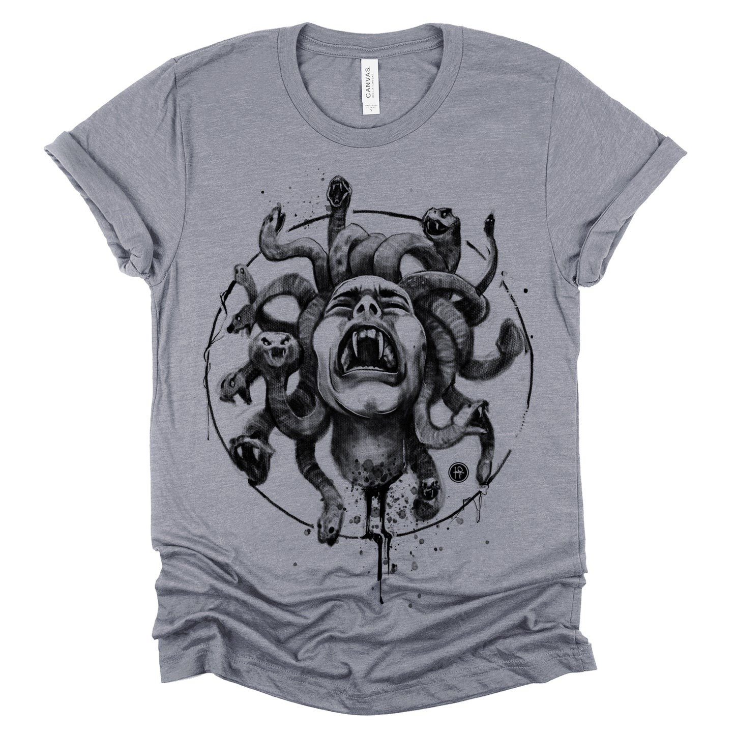 Medusa's Pain: Scream Captured T-Shirt