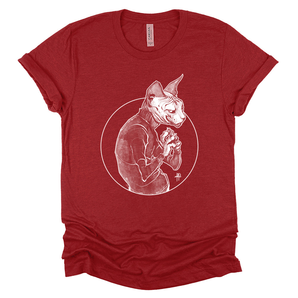 Meowstermind: A Classic Villain with Nine Lives T-Shirt