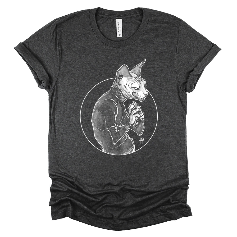 Meowstermind: A Classic Villain with Nine Lives T-Shirt