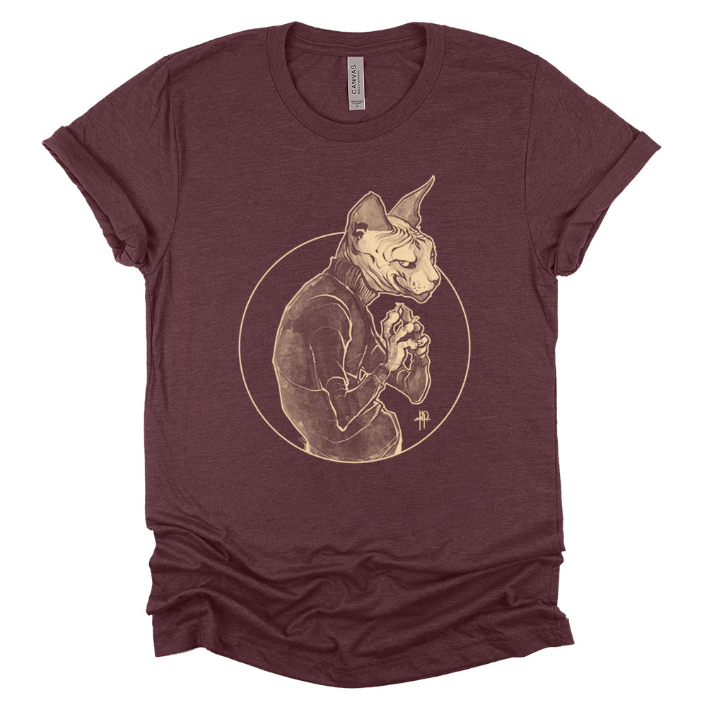 Meowstermind: A Classic Villain with Nine Lives T-Shirt