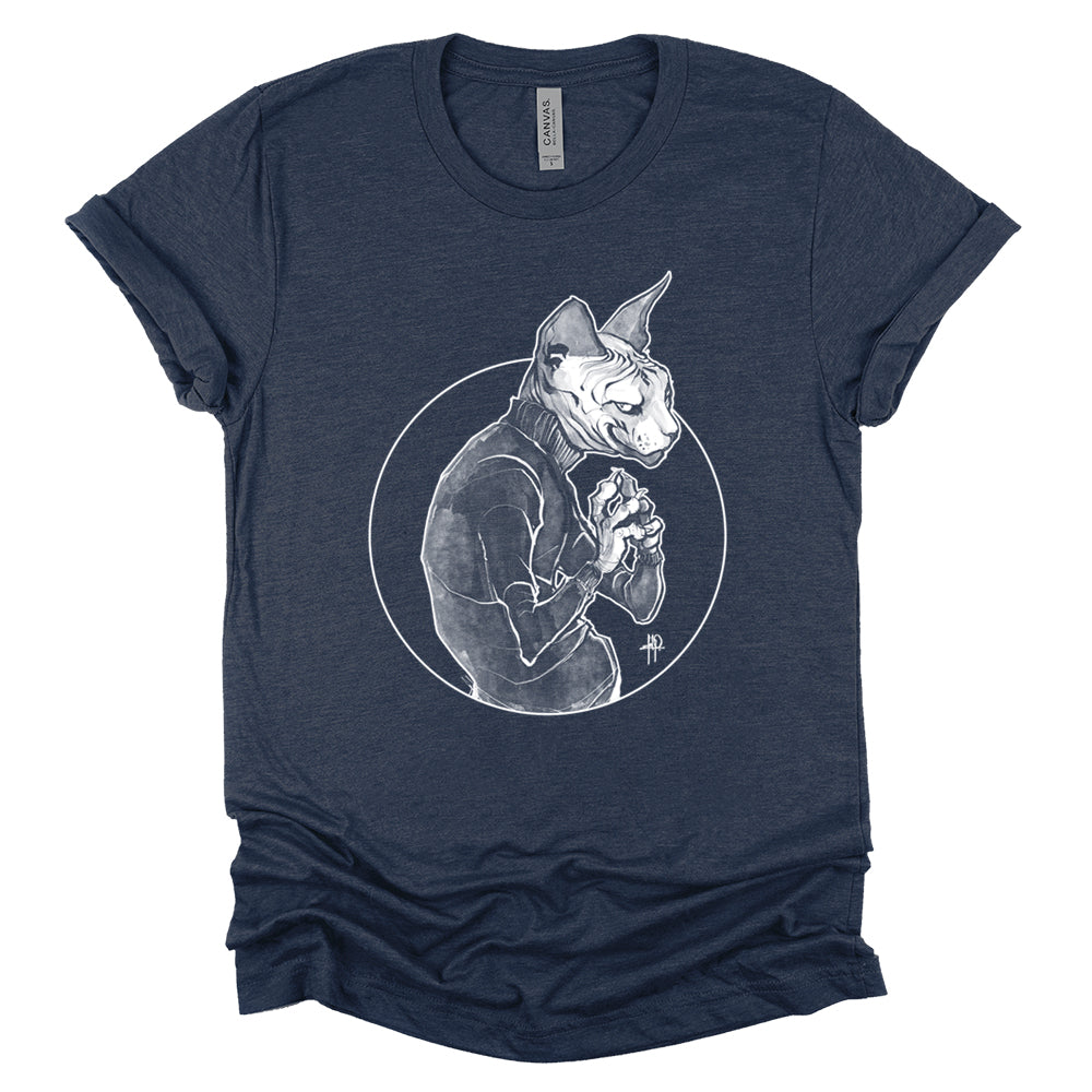 Meowstermind: A Classic Villain with Nine Lives T-Shirt