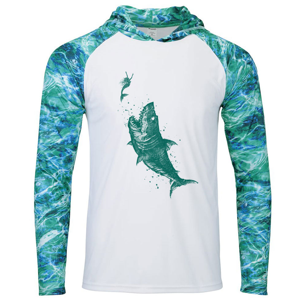 Mermaid & the Shark Performance Hoodie