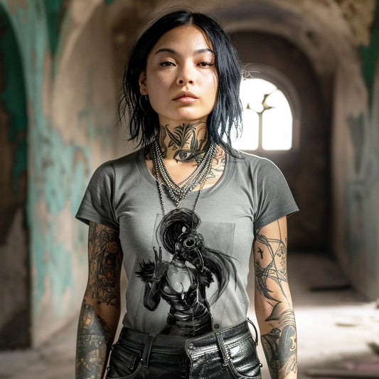 Mrs. Plague Doctor: A Latex Dom's Seduction T-Shirt