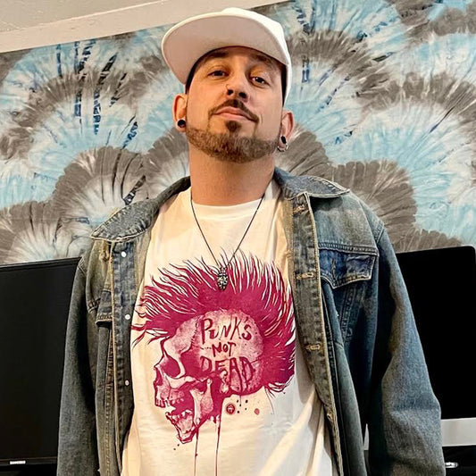 Punk's Not Dead: Skull & Mohawk Rebellion T-Shirt