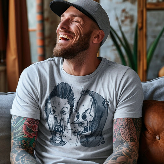 Zombie Beavis & Butthead: Ghoulish Dimwits T-Shirt