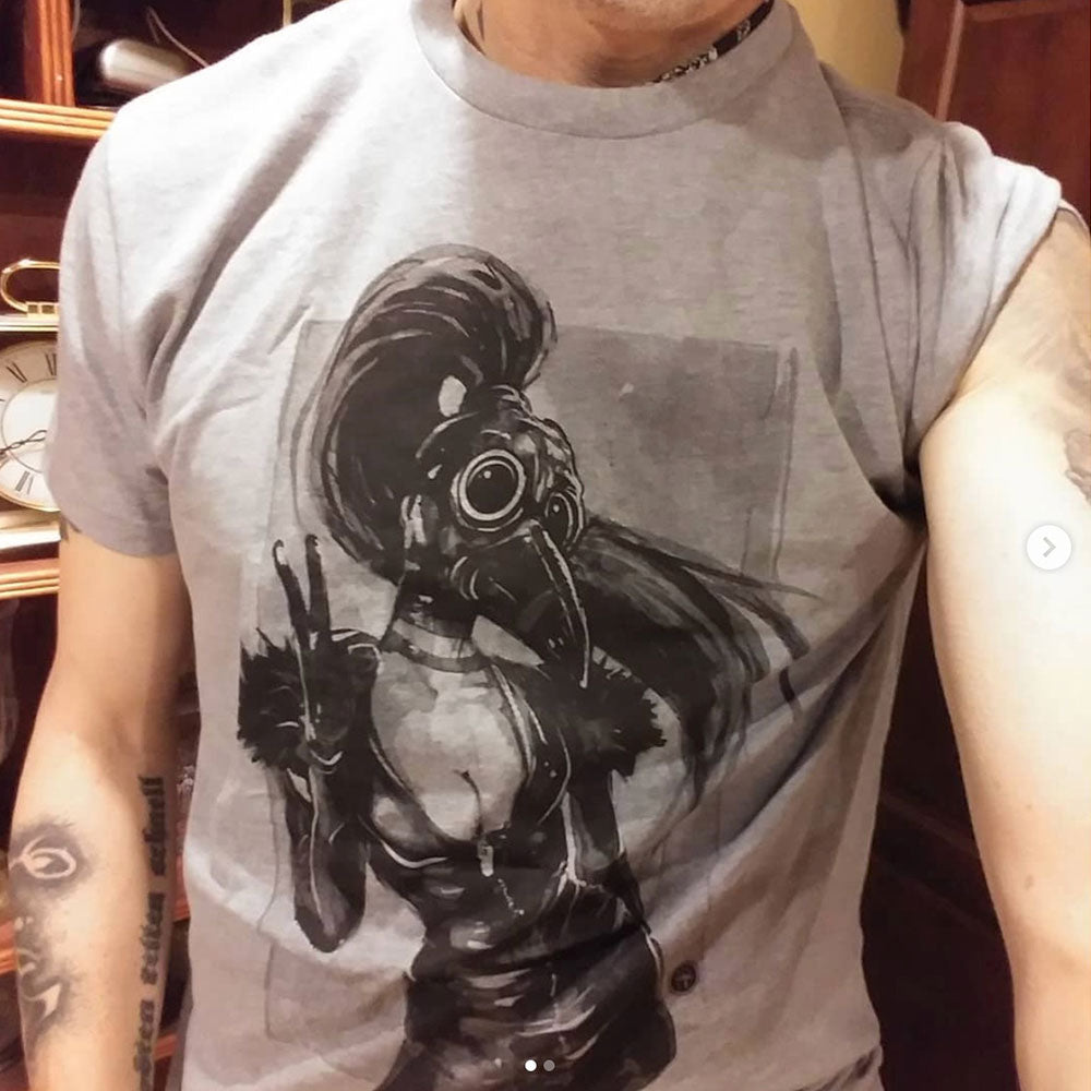 Mrs. Plague Doctor: A Latex Dom's Seduction T-Shirt