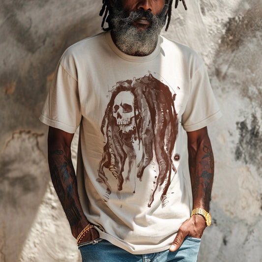 Reggae Roots Print: Tribute to Bob Marley T-Shirt