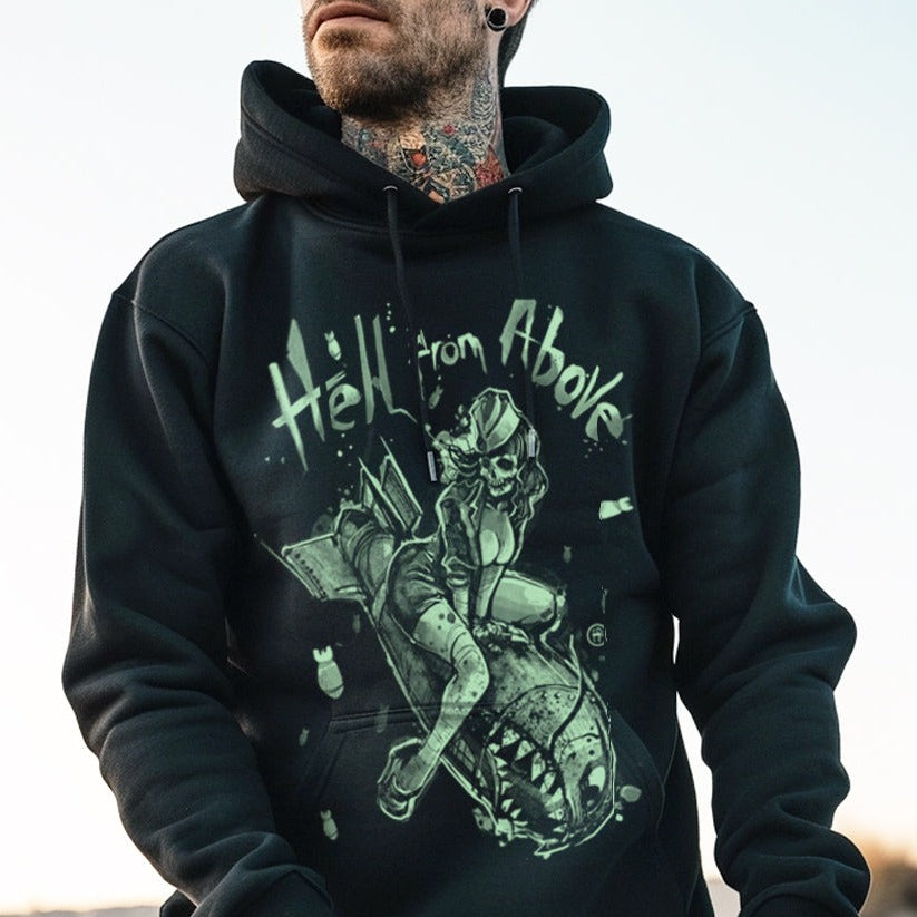 Bomber Girl: Hell from Above Hoodie