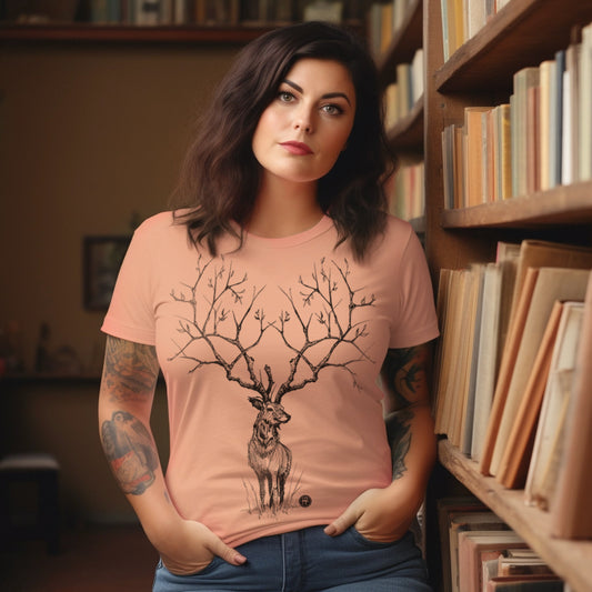 Enchanted Deer: Majestic Tranquility T-Shirt