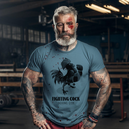 Fighting Cock Boxing Gym: Erect Your Inner Fighter T-Shirt