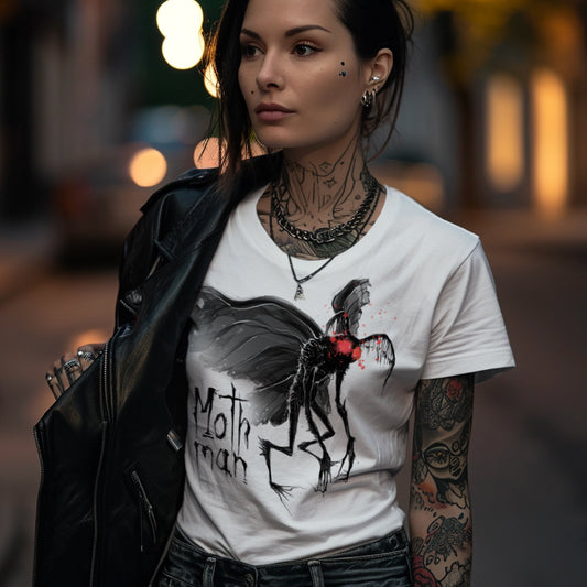 Mothman: Fiery Red Eyes T-Shirt