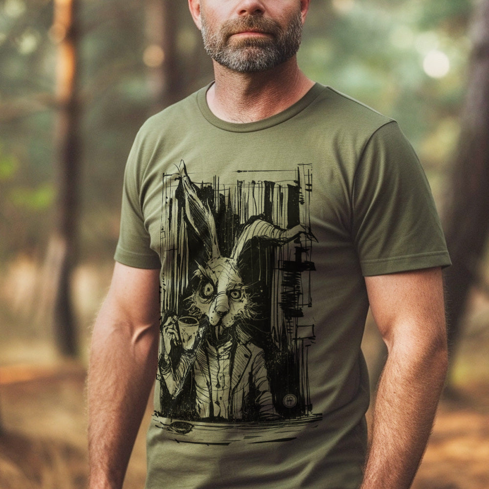 March Hare Tea Time: A Caffeinated Delight T-Shirt