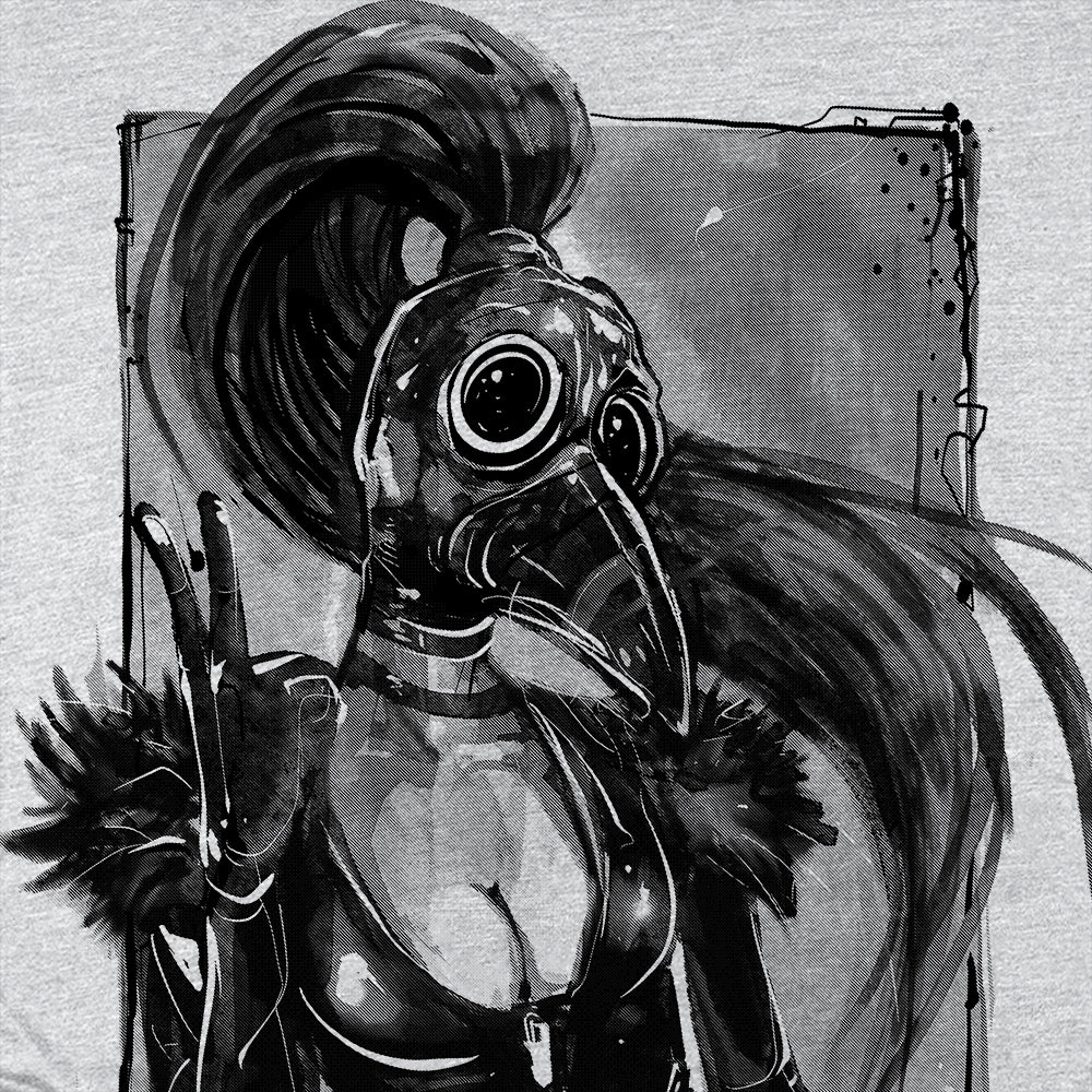 Mrs. Plague Doctor: A Latex Dom's Seduction T-Shirt