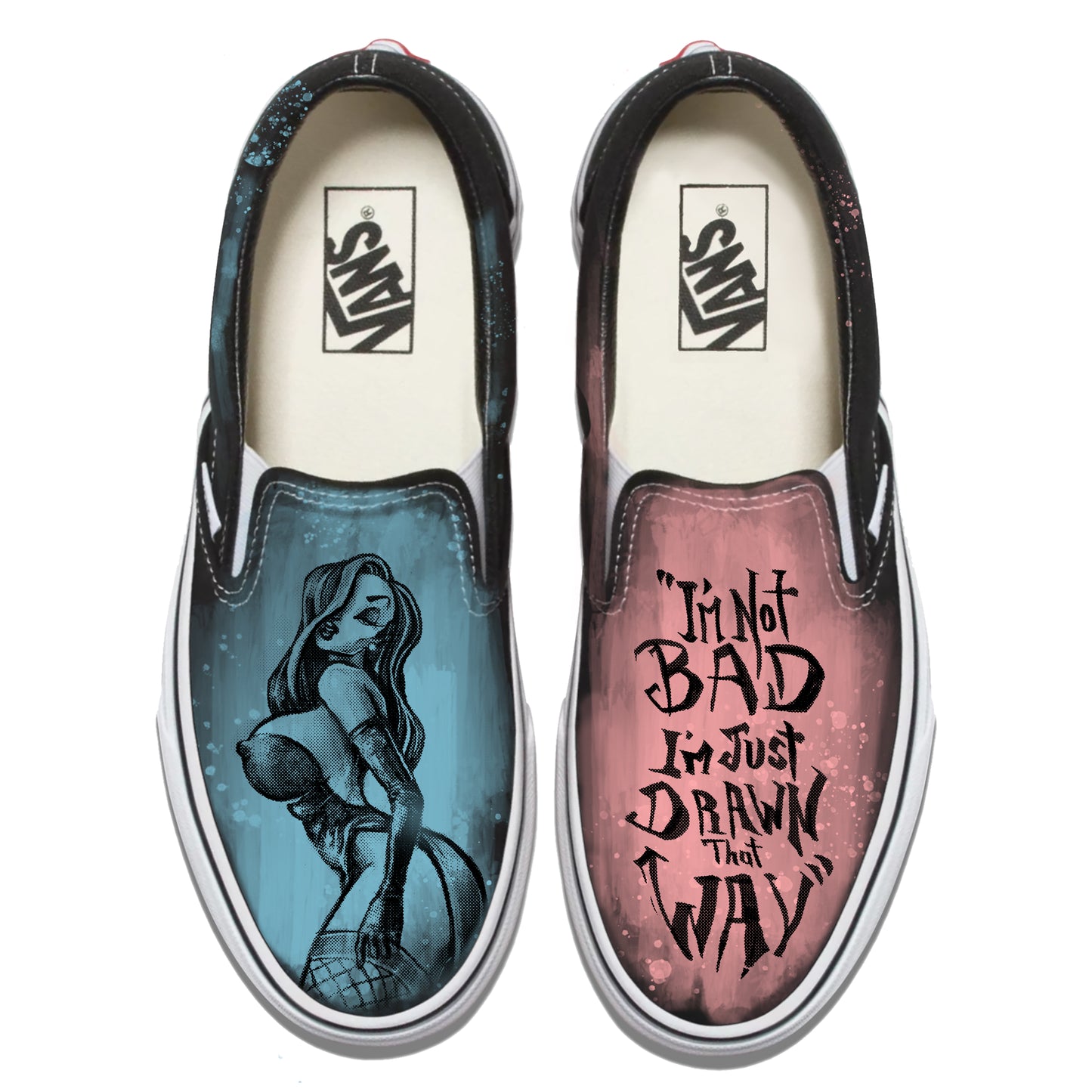 Mrs. Rabbit Vans Slip ons