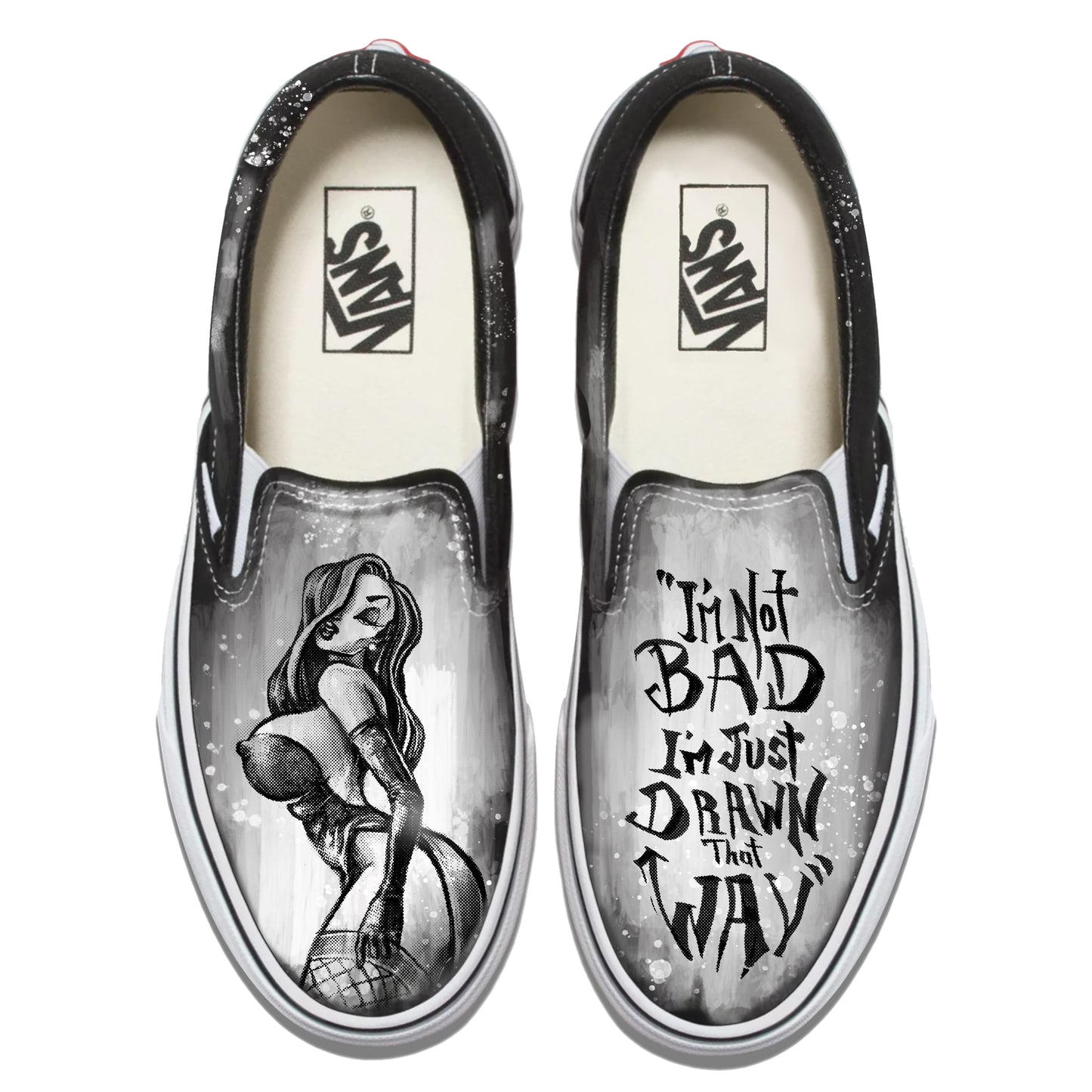 Mrs. Rabbit Vans Slip ons