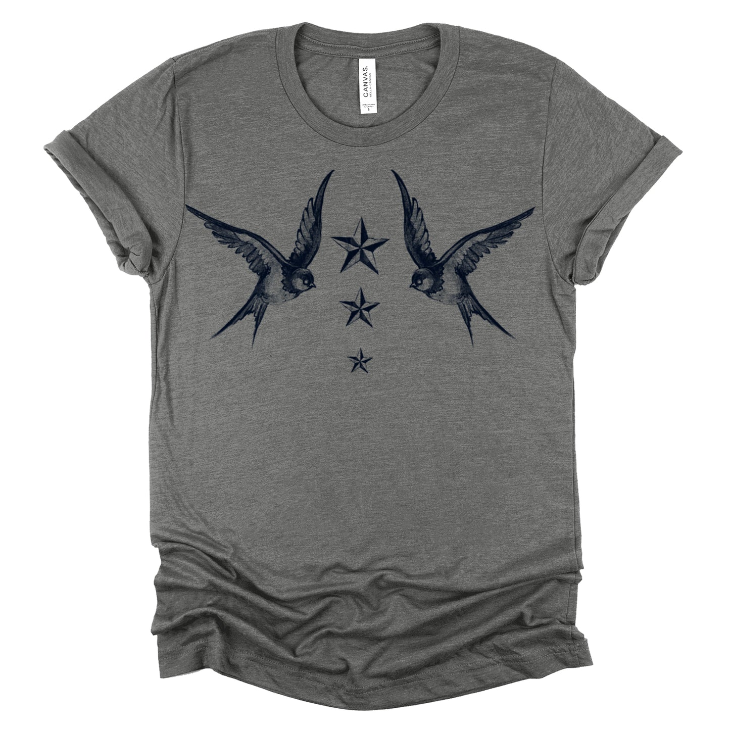 Navy Swallow Birds: A Tribute to Vintage Naval Tattoos T-Shirt