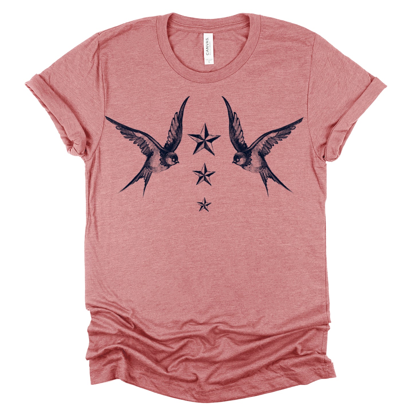 Navy Swallow Birds: A Tribute to Vintage Naval Tattoos T-Shirt