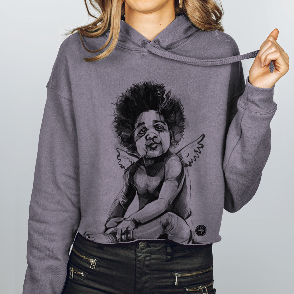 Notorious Baby: Iconic Tribute to Ready to Die Women's Crop Hoodie