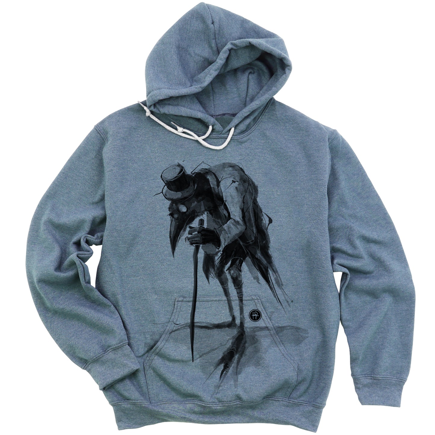 Old Crow: Penniless in Dark Feathers Hoodie