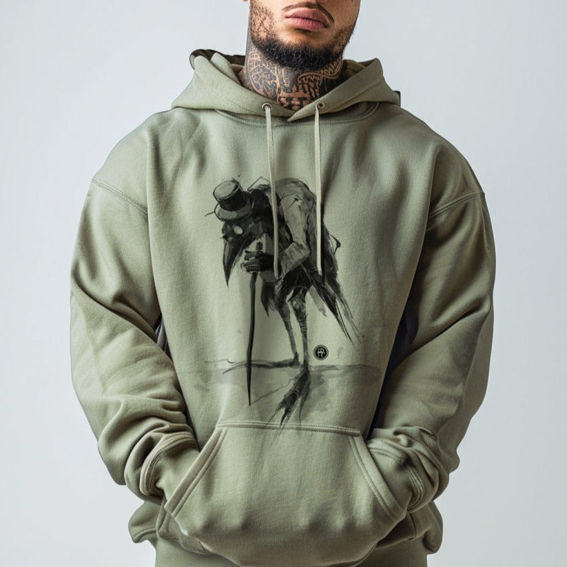 Old Crow: Penniless in Dark Feathers Hoodie