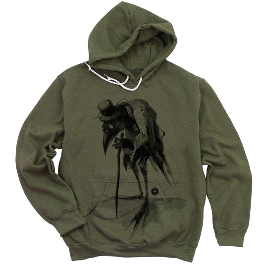 Old Crow: Penniless in Dark Feathers Hoodie