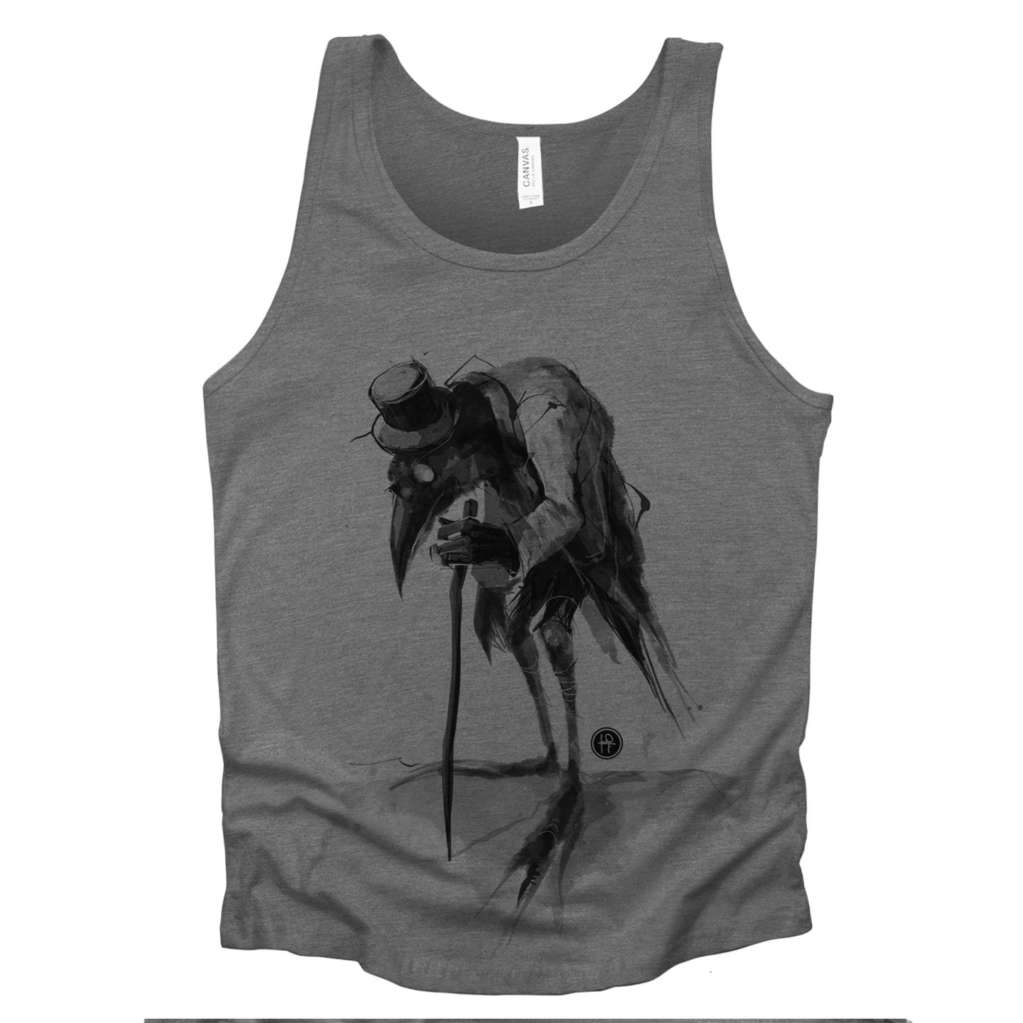 Old Crow: Elegance in Dark Feathers Tank Top