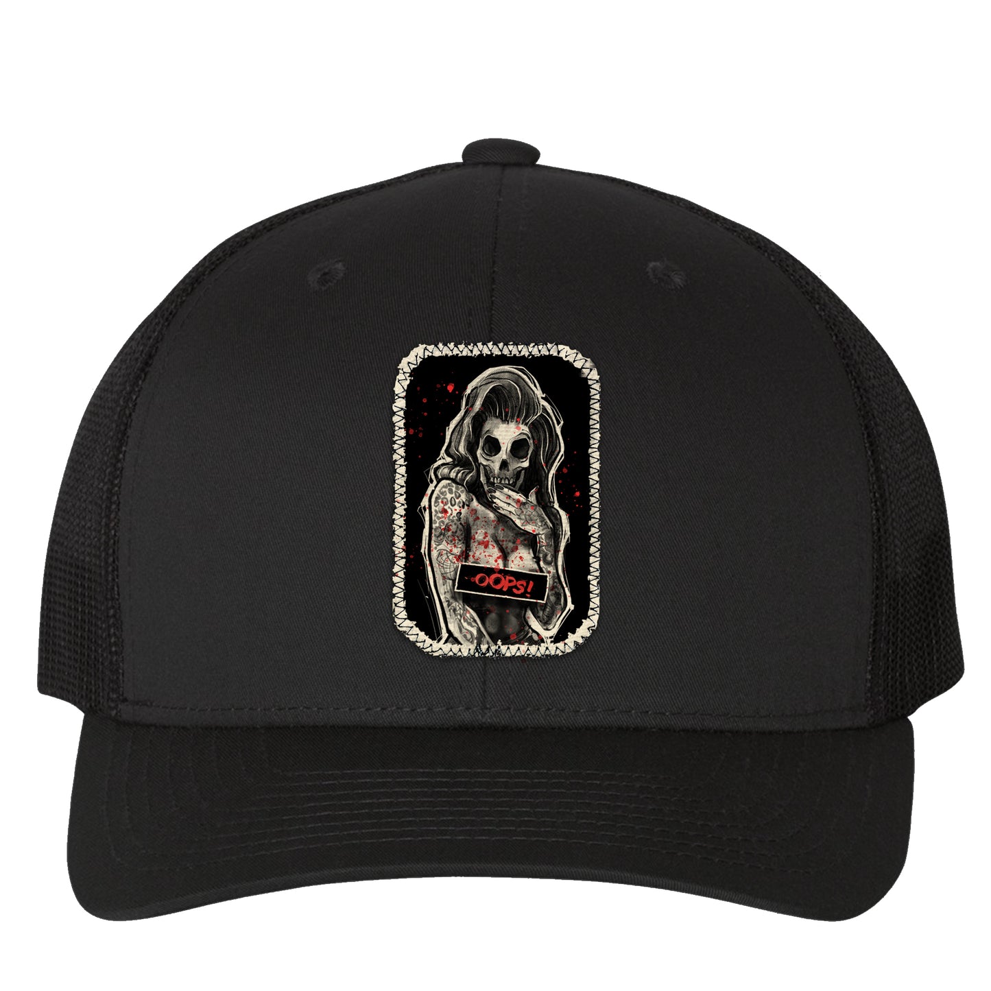 Oops! Pin-up: Bold and Playful Trucker Hat