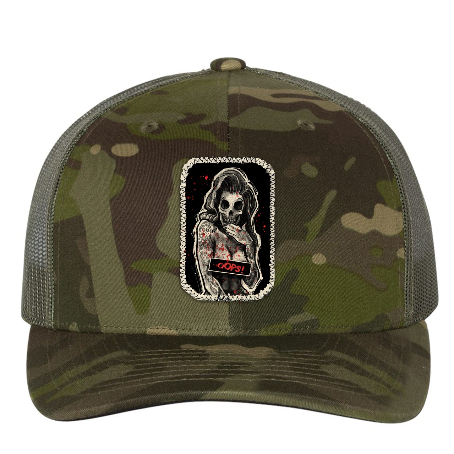 Oops! Pin-up: Bold and Playful Trucker Hat