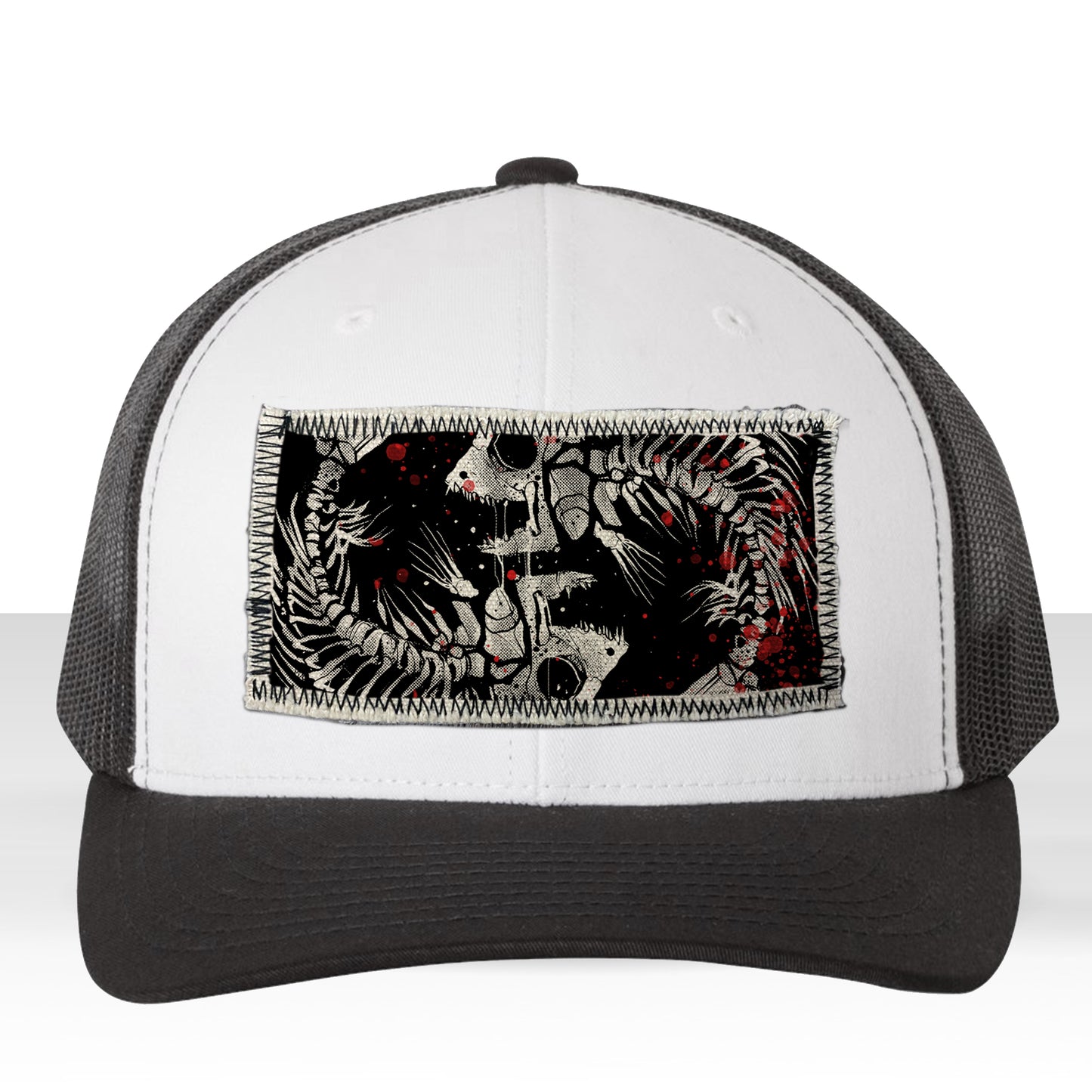 Pisces Zodiac: Skeleton Fish Trucker Hat