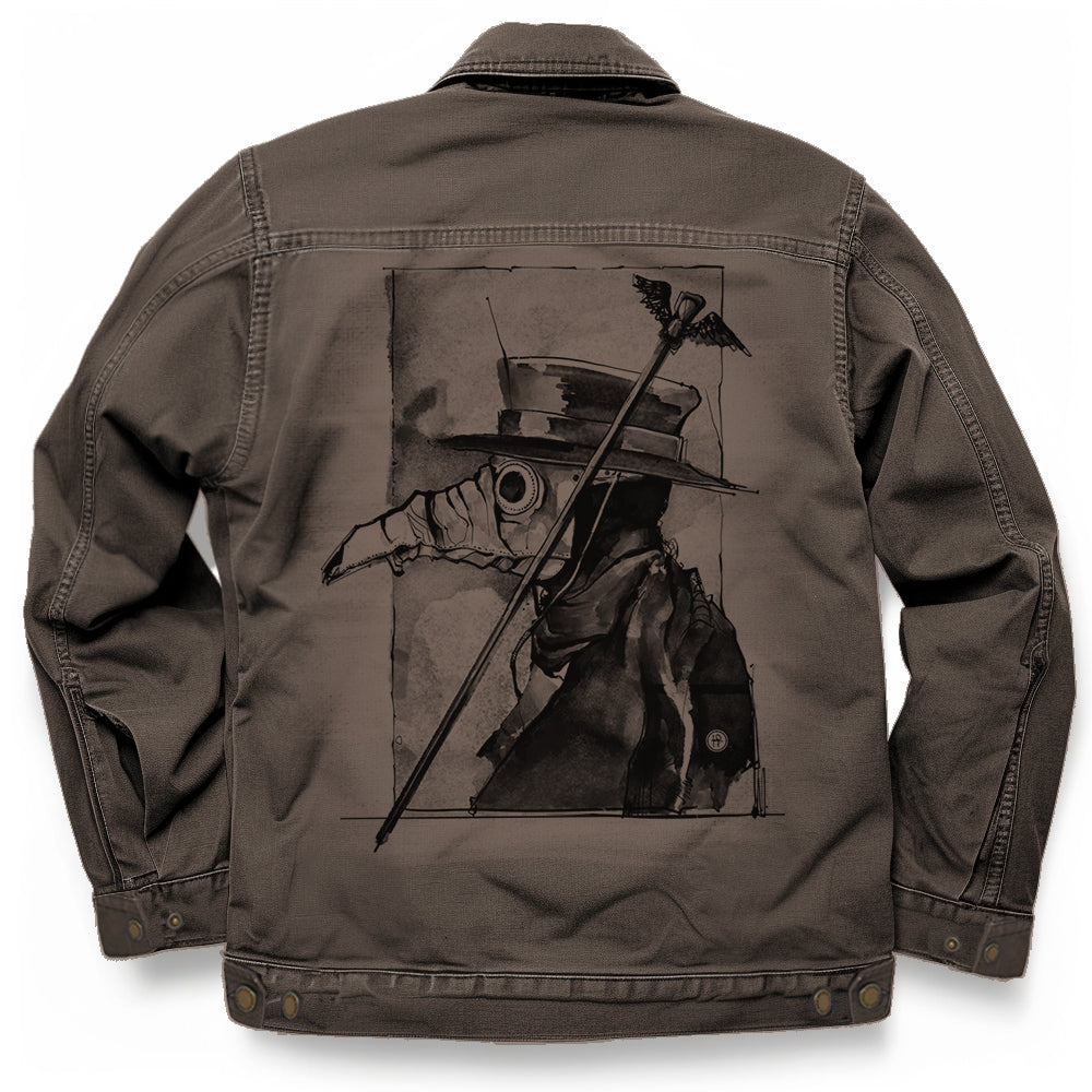 Plague Doctor Beaked Healer Maverick Jacket FabCreates