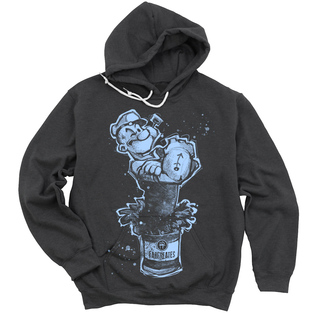 Sailor's Spinach: Powered by FabCreates Hoodie