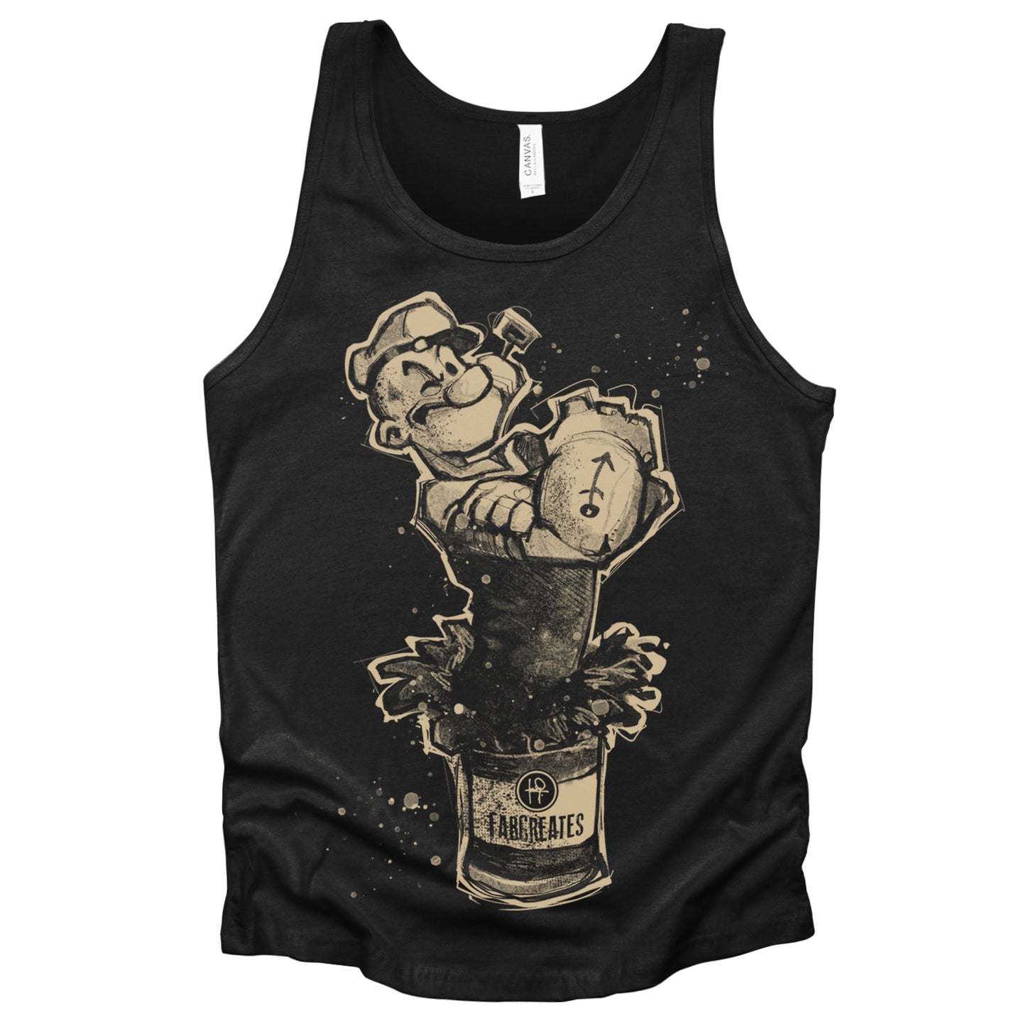 Sailor's Spinach: Powered by FabCreates Tank Top