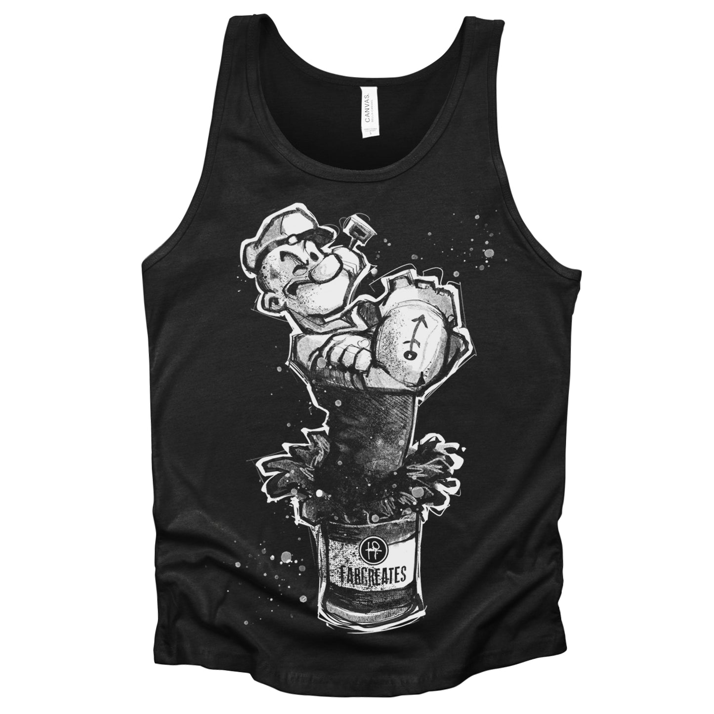 Sailor's Spinach: Powered by FabCreates Tank Top