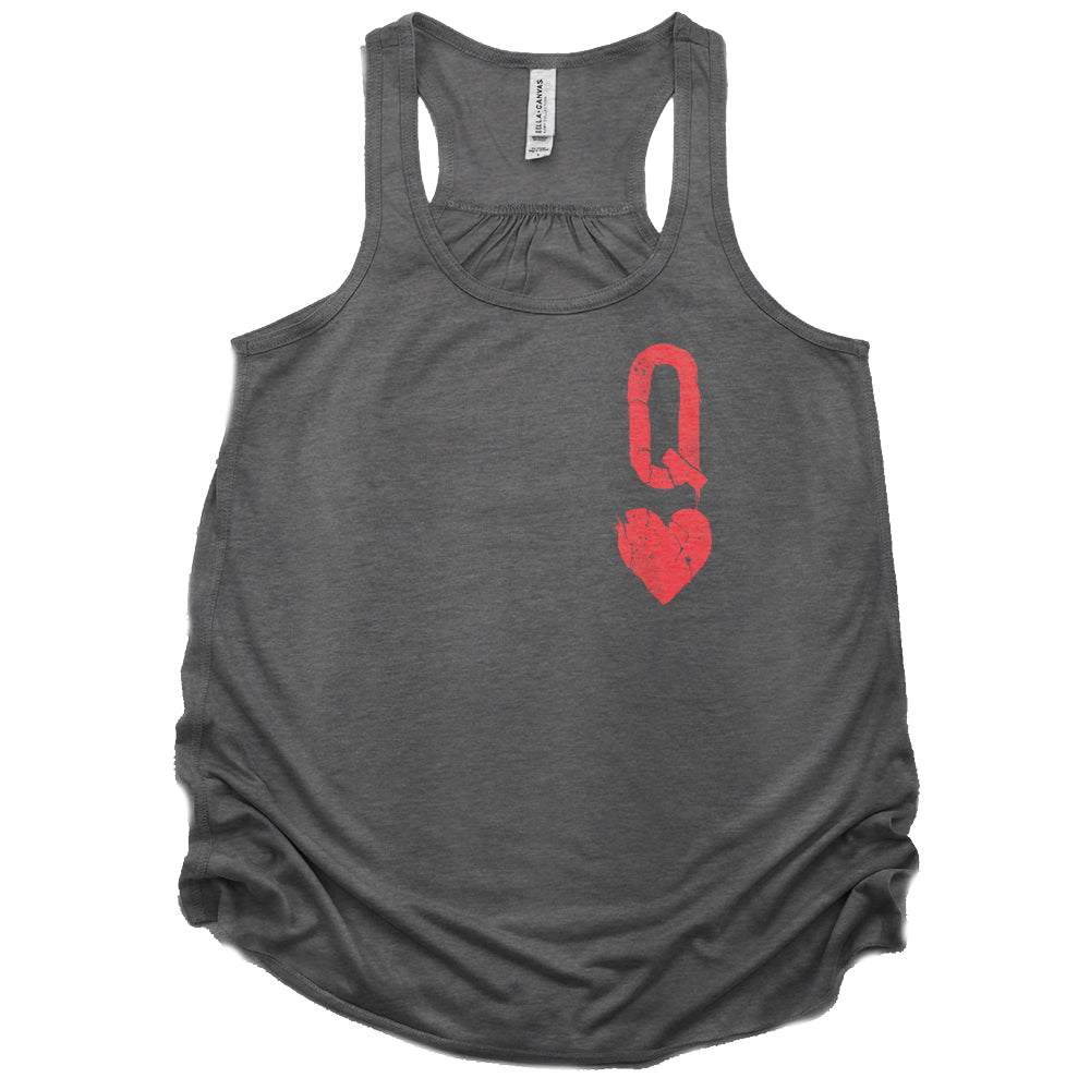 Queen of Hearts Distressed: Reign of Chaos Tank Top