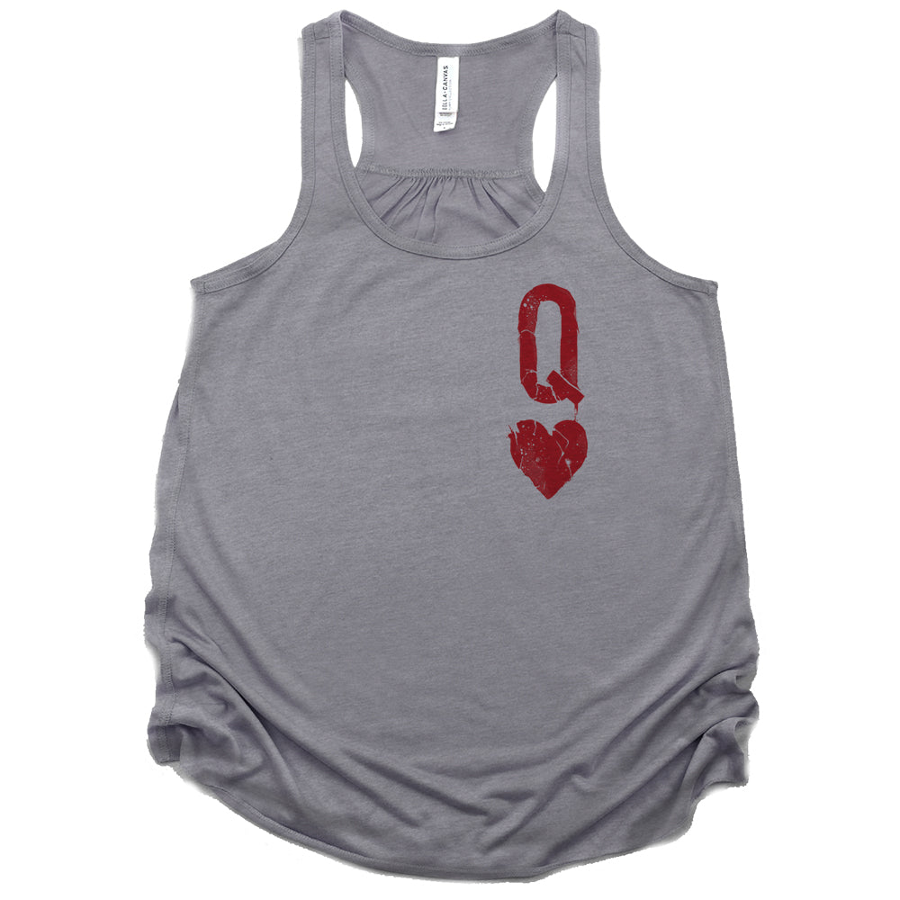 Queen of Hearts Distressed: Reign of Chaos Tank Top